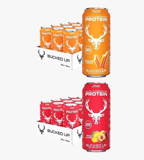 BUCKED UP LIGHTLY CARBONATED PROTEIN 16 OZ