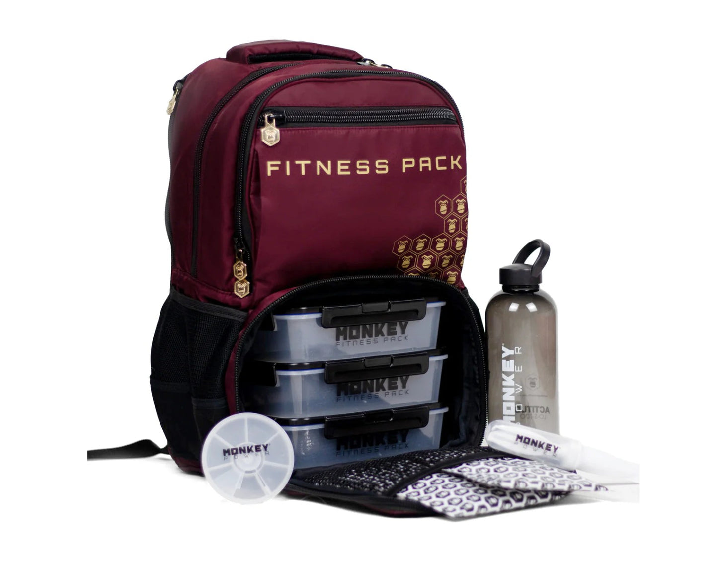 Mochila Fitness Pack Gold Wine Monkey Power