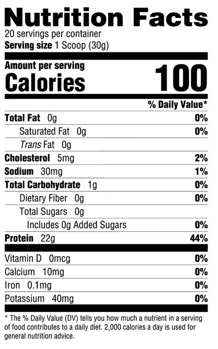 CLEAR PROTEIN 20 SERV RYSE