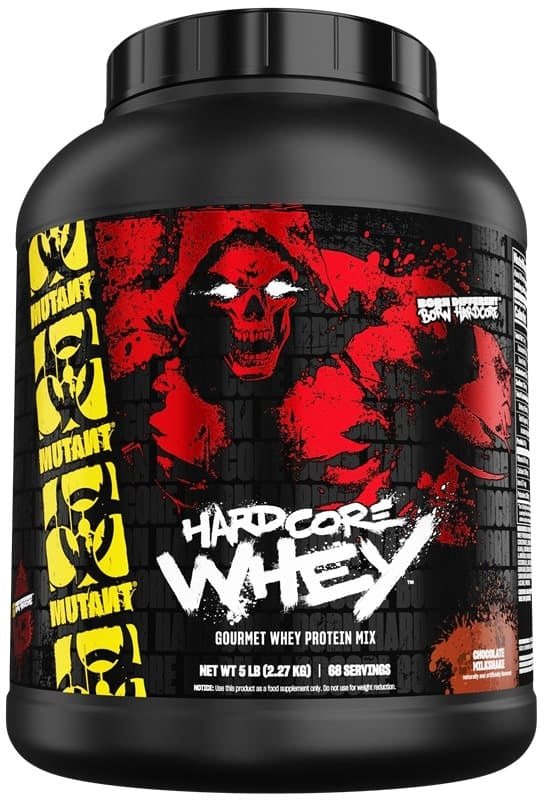 HARDCORE WHEY 5 LBS + $100 CREATINE MONOHIDRATE 300GRS. MUTANT
