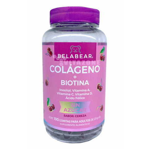 Colágeno + biotina sin azúcar 100 gomitas