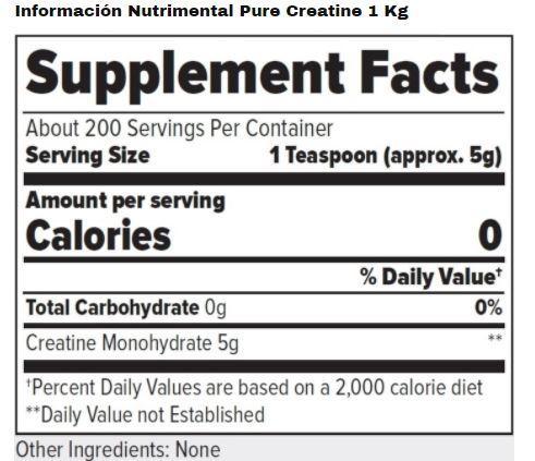 Pure Creatine, Finaflex