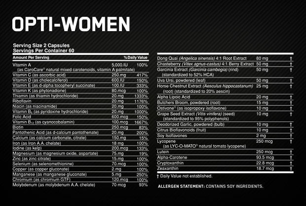 Opti Women, 120 Caps