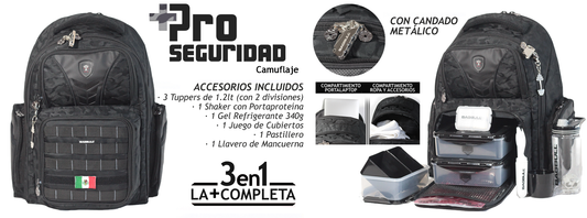 Bag bull +pro Seguridad negra