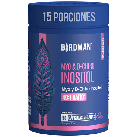 Myo & D-Chiro Inositol Birdman- 90 Cápsulas - 15 Porciones