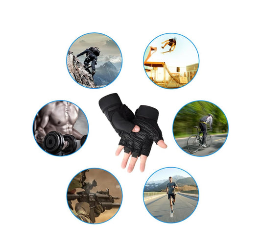 Guantes con muñequera larga
