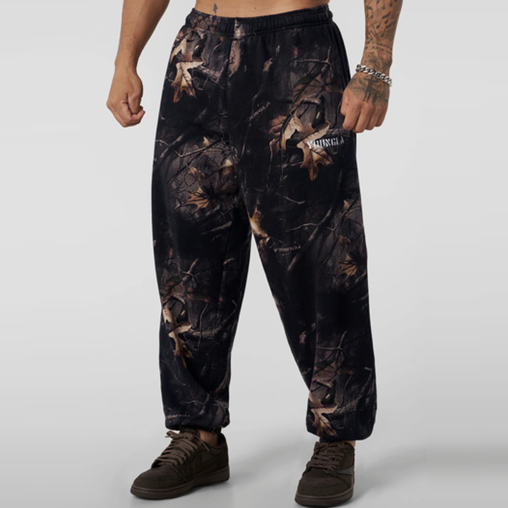 YOUNGLA 2063 Tree Camo Jogger Camuflaje Negro