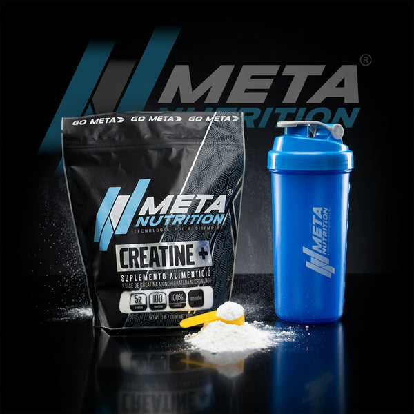 Creatine+ Meta Nutrition  Alta Pureza 100 servicios 500g.