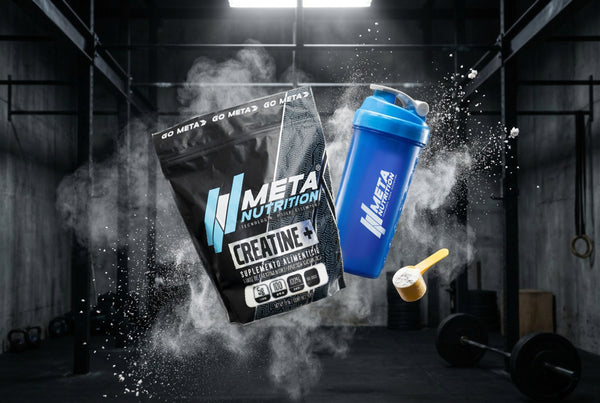 Creatine+ Meta Nutrition  Alta Pureza 100 servicios 500g.