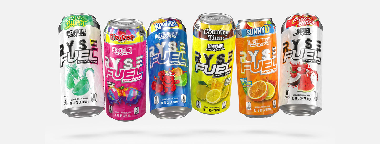RYSE DRINKS 16 OZ charola