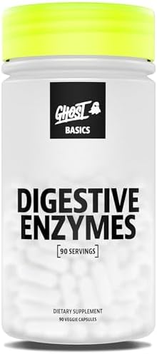 GHOST DIGESTIVE ENZYMES, Enzimas digestivas 90 CAPS