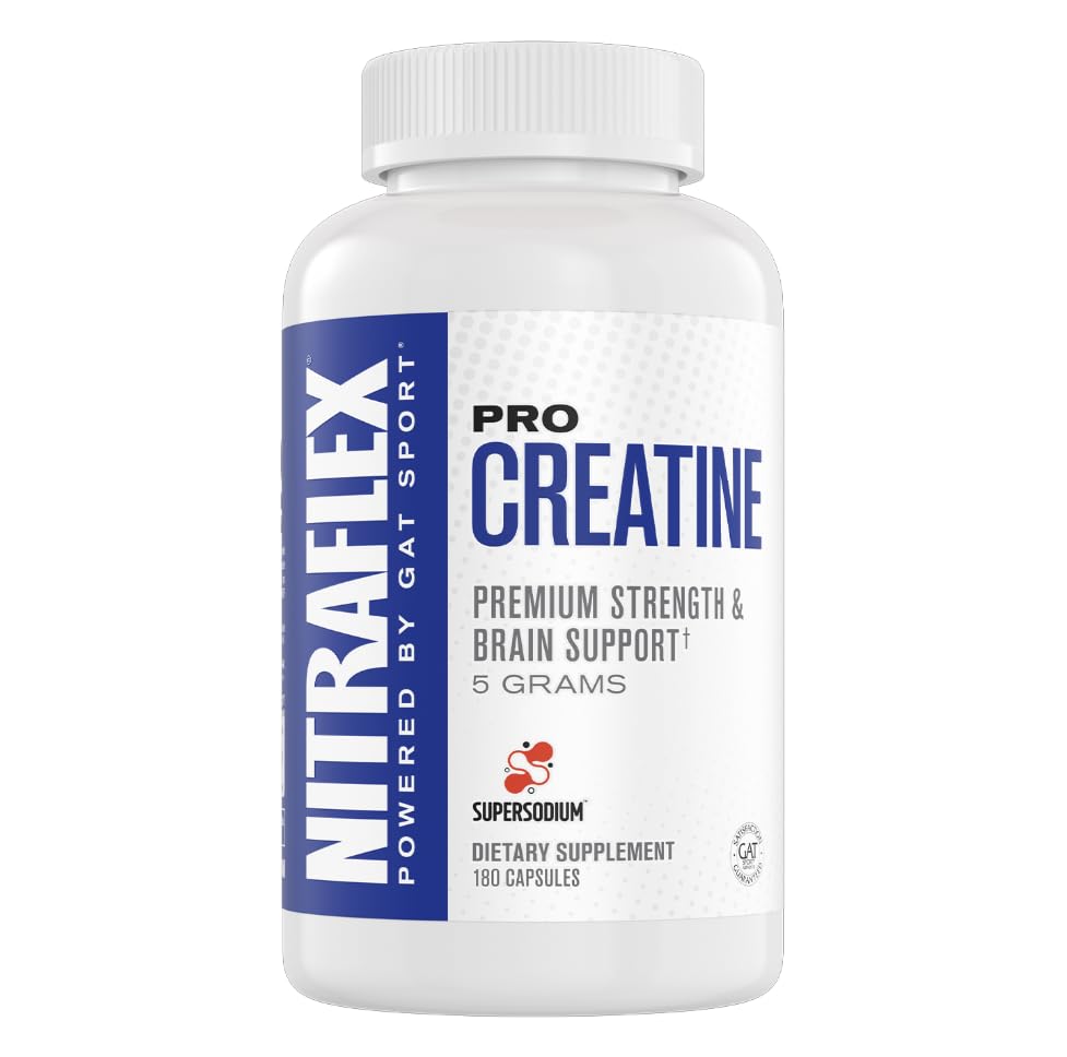 GAT  Nitraflex, Pro Creatine 180 caps