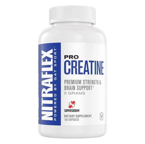 GAT  Nitraflex, Pro Creatine 180 caps