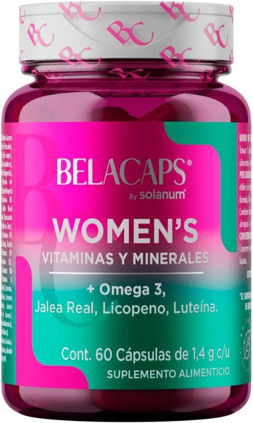 Women´s Vitaminas y Minerales Belacaps, 60 caps