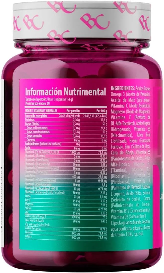 Women´s Vitaminas y Minerales Belacaps, 60 caps