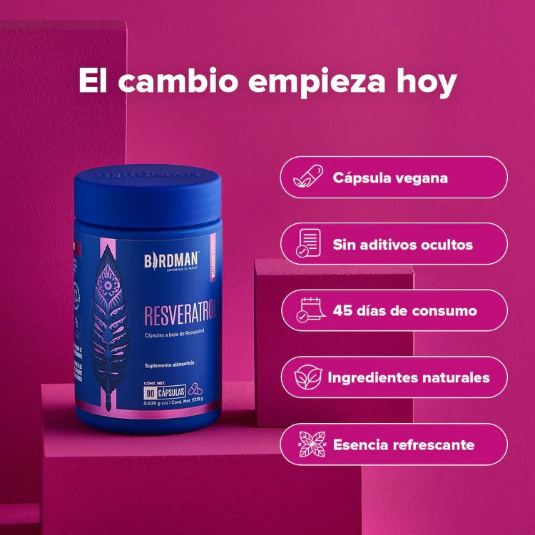 Resveratrol - 45 Cápsulas