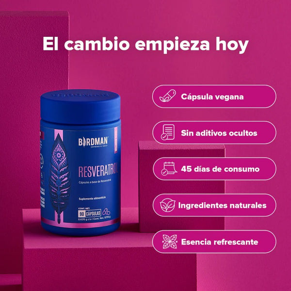 Resveratrol - 45 Cápsulas
