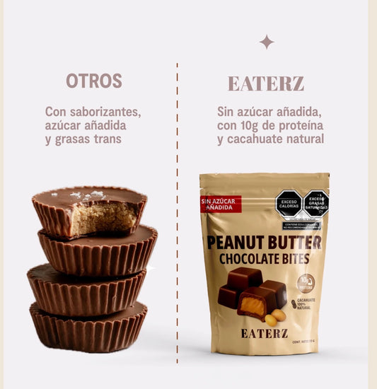 Eaterz chocolate sin azúcar alto en proteína