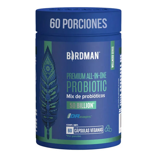 Premium All-In-One Probiotic Birdman 60 Cápsulas
