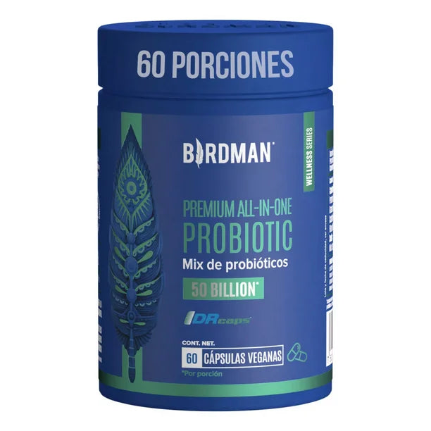 Premium All-In-One Probiotic Birdman 60 Cápsulas