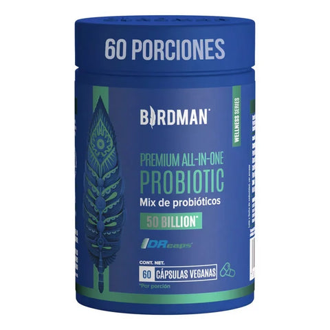 Premium All-In-One Probiotic Birdman 60 Cápsulas