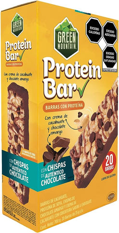 Green Mountain Protein bar Caja de 40 piezas