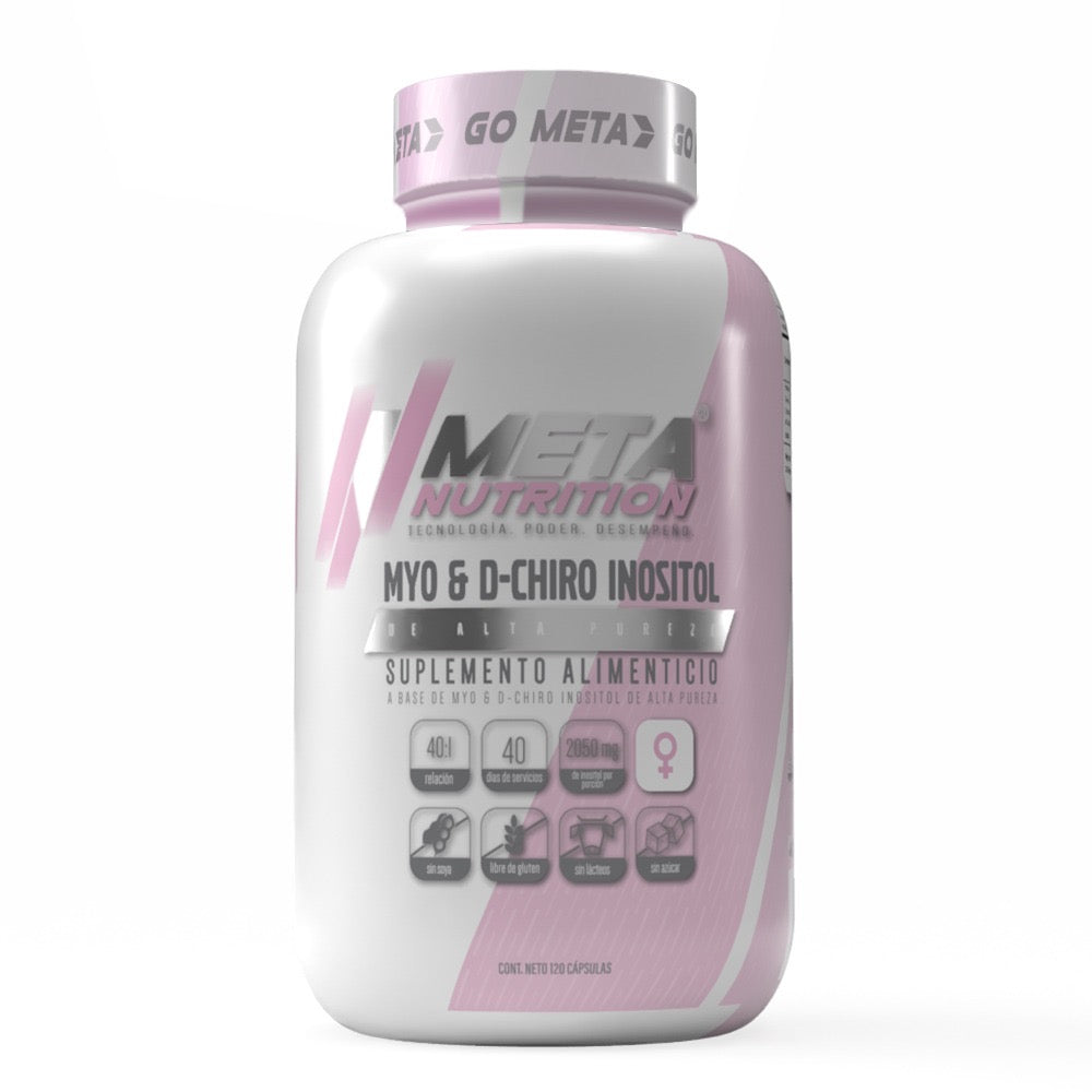 Myo y D-Chiro Inositol Meta Nutrition 40 días.