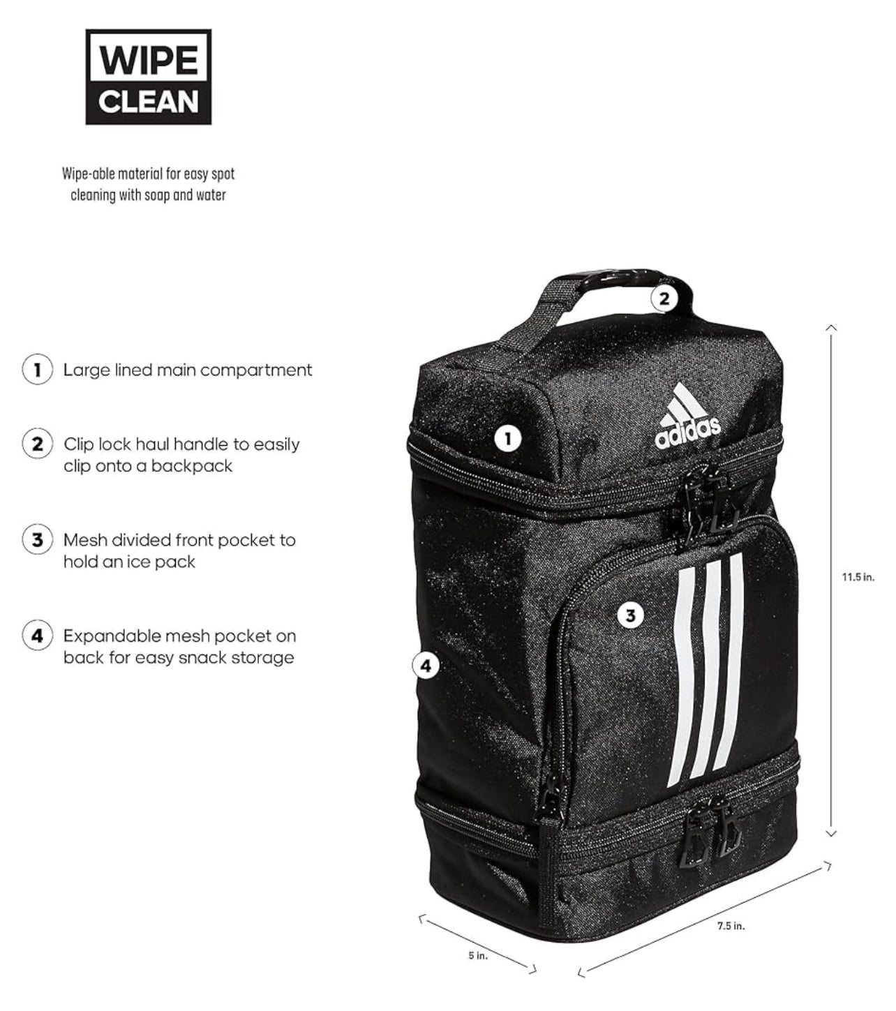 Lonchera Adidas con aislante termico