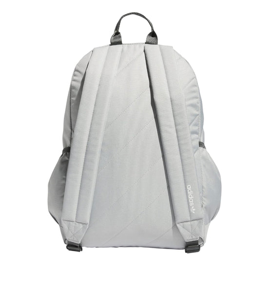 Mochila Adidas Gris Piedra con verde lima