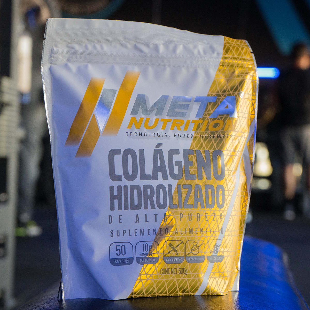 Colágeno Hidrolizado Puro Meta Nutrition. Grass Fed. 500g