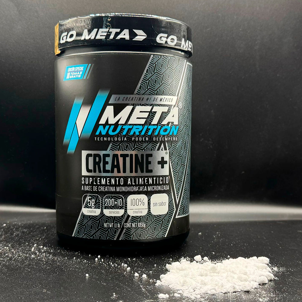 Creatine+ Meta Nutrition| 200 servicios + 10 GRATIS, 1050g Alta Pureza