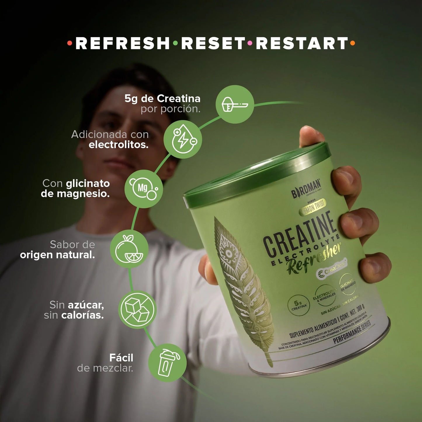 Creatine Refresher Birdman 30 servicios