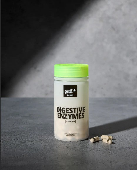 GHOST DIGESTIVE ENZYMES, Enzimas digestivas 90 CAPS