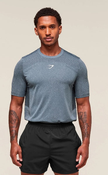 GS Lightweight Seamless playera ligera azul.