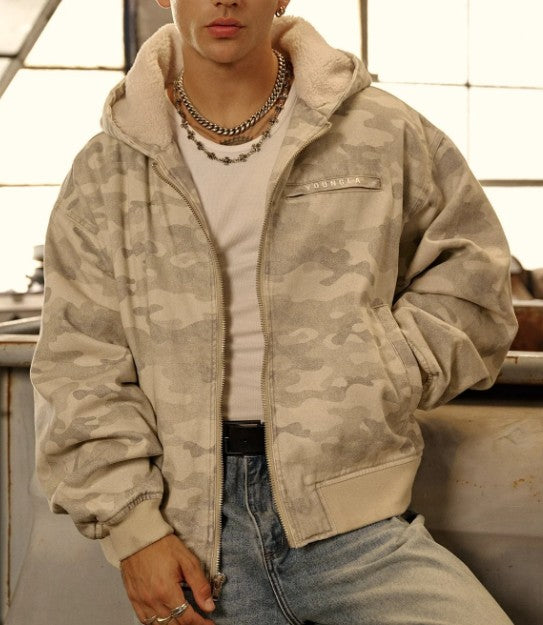 SUDADERA YOUNGLA 5014 - Camo Bronco Jackets CAMUFLAJE BEIGE CLARA