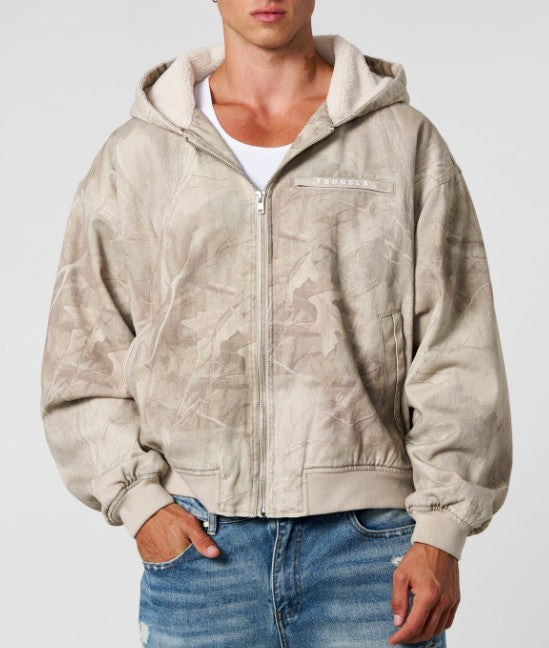 SUDADERA YOUNGLA 5014 - Camo Bronco Jackets CAMUFLAJE BEIGE CLARA