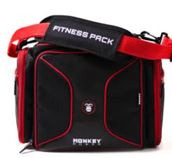 MALETA FITNESS PACK 2.0 NEGRA -ROJA