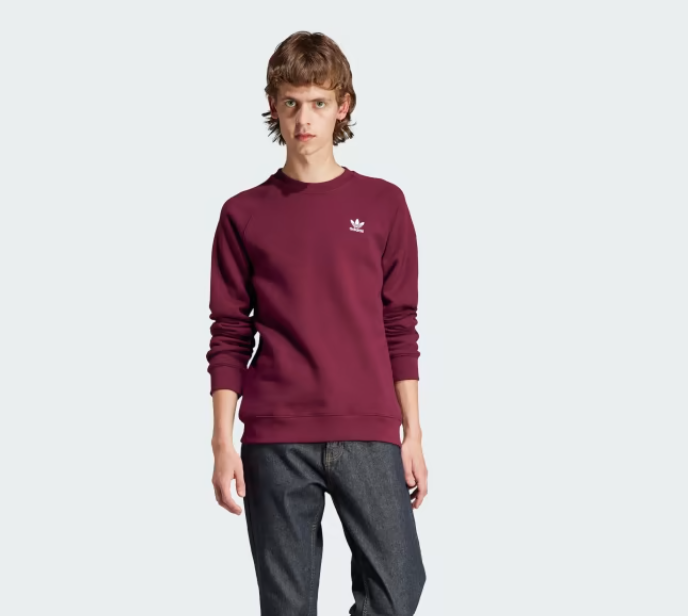 Sudadera Adidas color vino