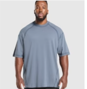 Playera Oversize HeaveyWeight GS azul