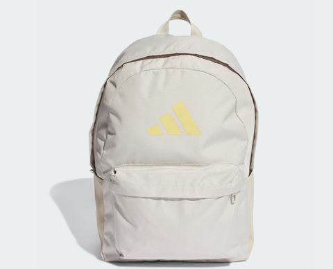 Mochila Adidas Beige con Amarillo