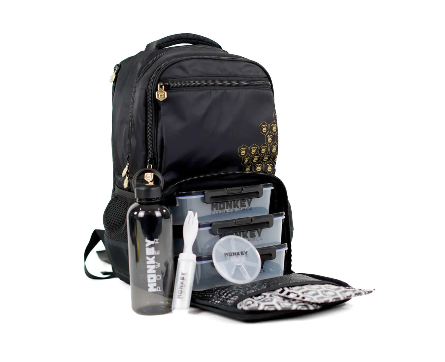 MOCHILA BLACK GOLD 2025, MONKEY POWER