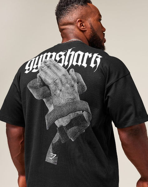 GS Playera Overzize manos gris