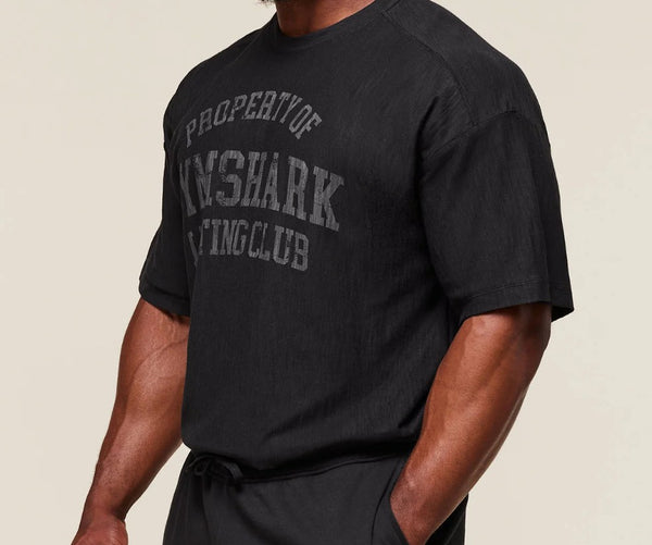 GS Playera Negra Property of Gymshark