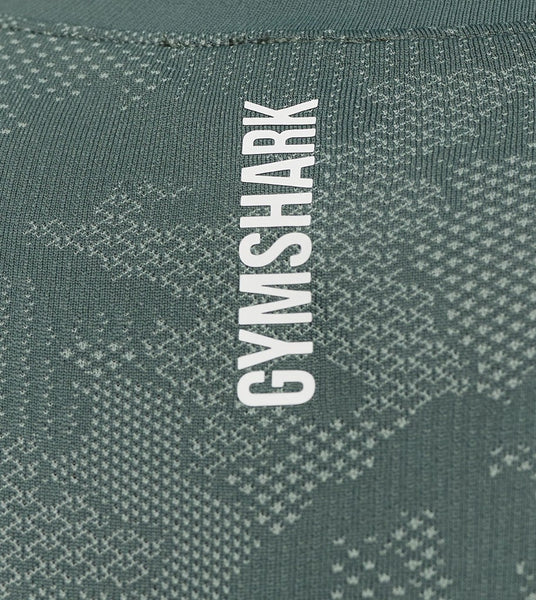 GS Playera stretch Apex Seamless T-Shirt verde