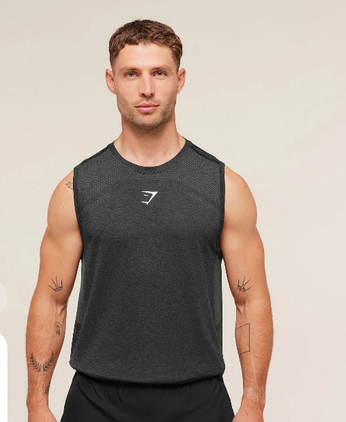 GS Playera sin mangas stretch Lightweight Seamless Tank
