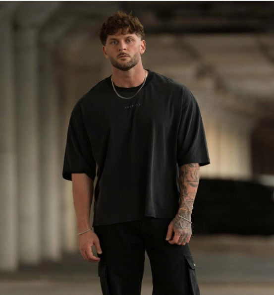 YOUNGLA 4185 - Chaos Tees Negro lavado