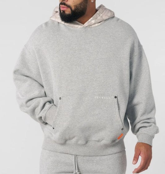 YOUNGLA 5098 - Tree Camo Hoodies Gris y camu