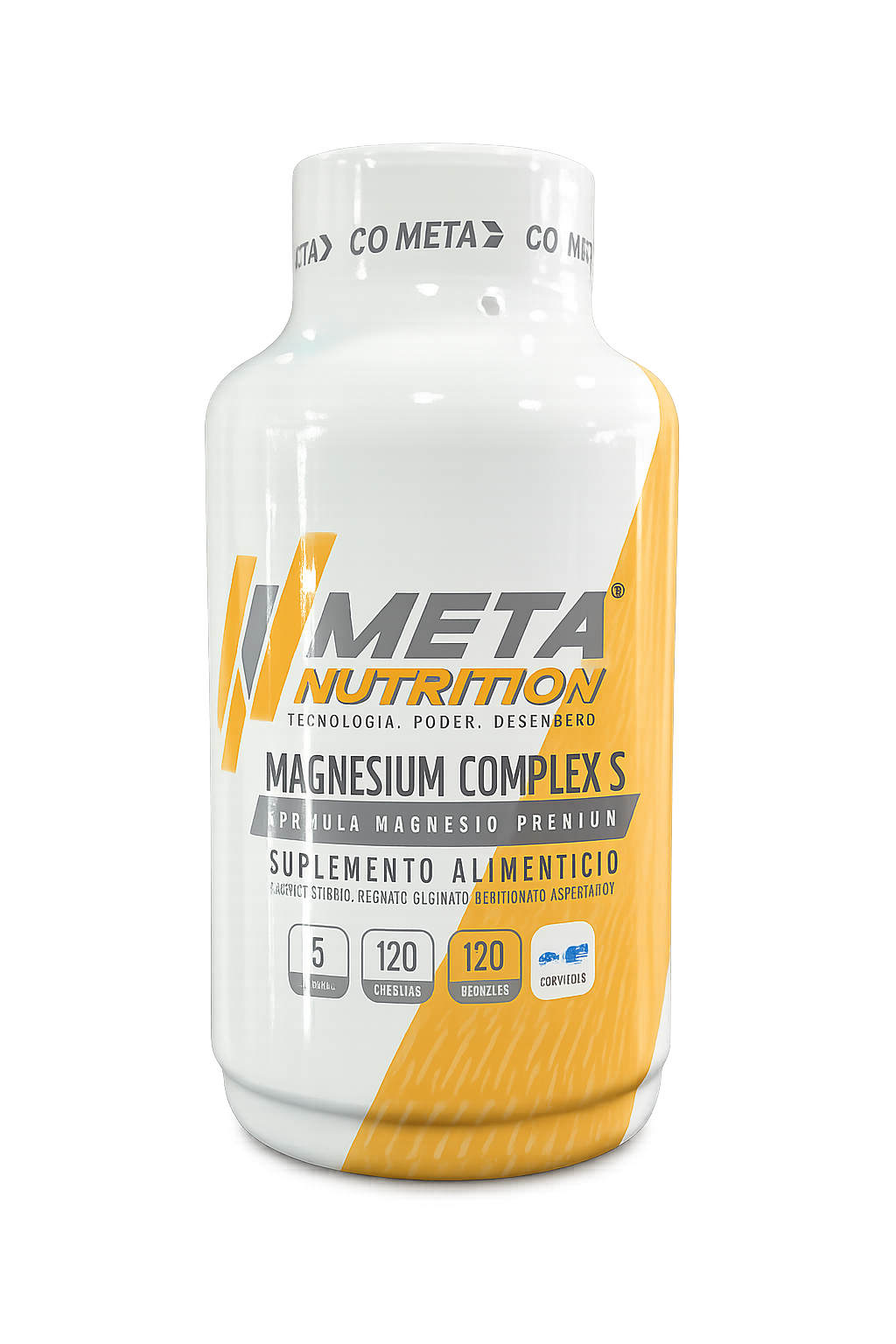 Magnesium Complex 5, Meta Nutrition 120 caps.