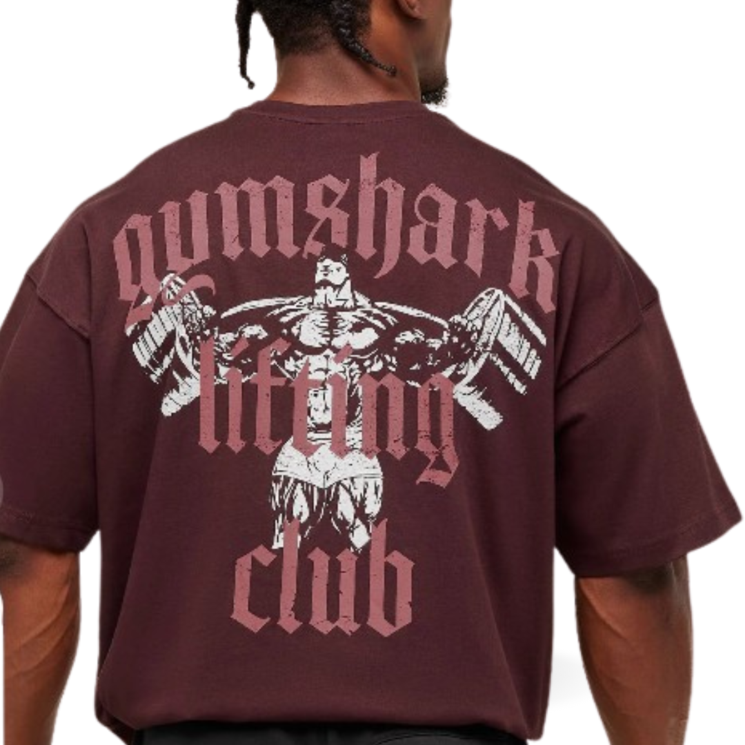 GS Playera tinta con estampado