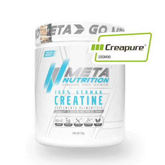 100% German Creatine (Creapure®), Meta Nutrition, 140 servicios + 10 GRATIS